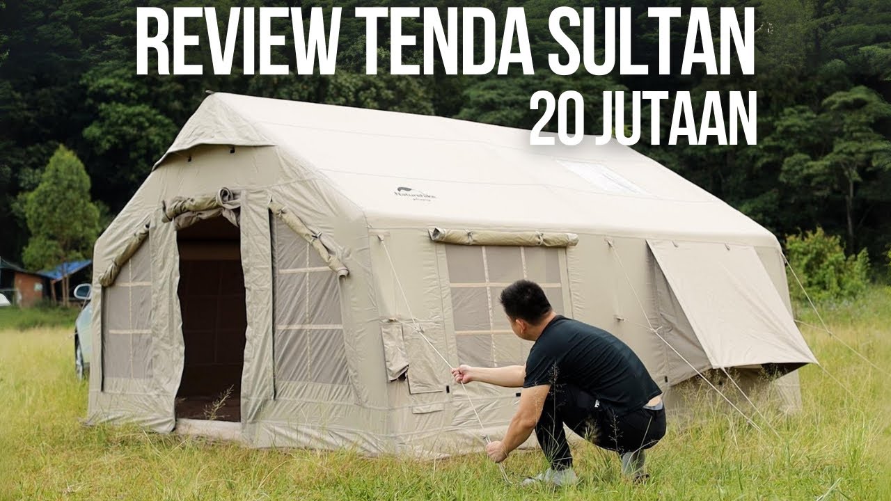 SEKALI POMPA LANGSUNG JADI! REVIEW TENDA ANGIN NATUREHIKE 13.2