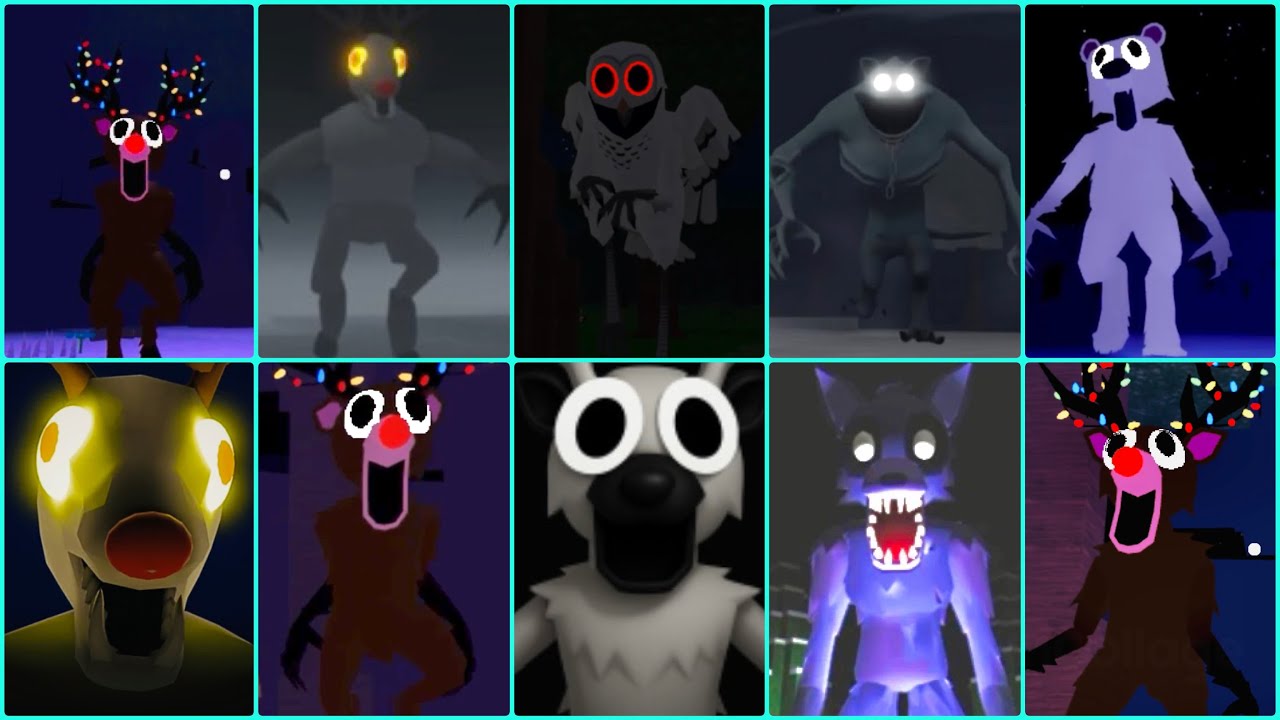 99 Nights In The Forest:- Winter Vs Arctic Vs Bear & other Jumpscares 