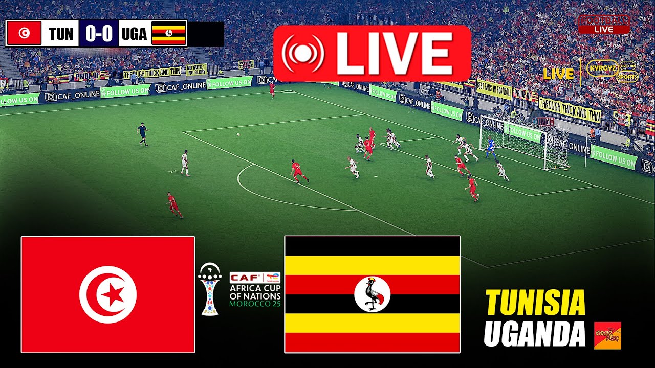 🔴LIVE : TUNISIA vs UGANDA | eFootball PES 21 Simulation Prediction Gameplay
