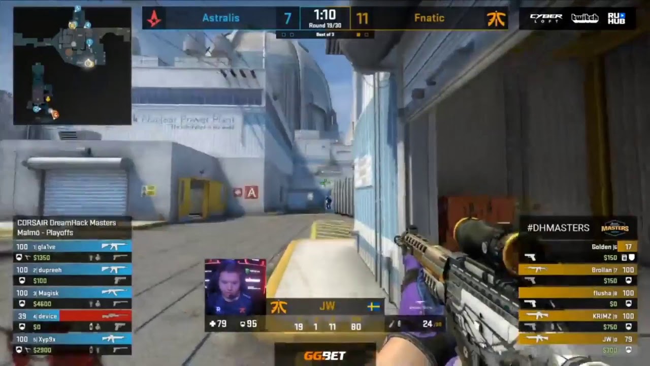 DreamHack Masters Malm&ouml; 2019 : Astralis [0:1] Fnatic