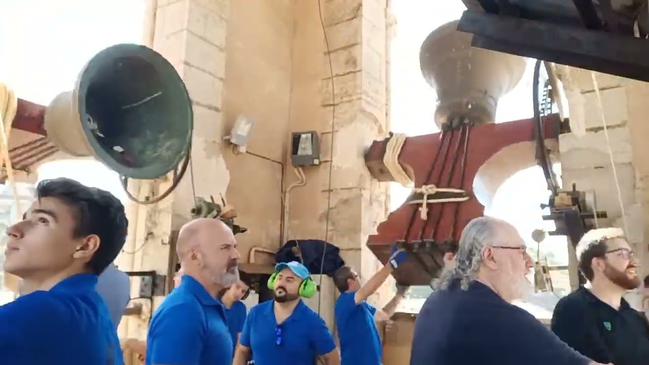 Villancico a la María y Vuelo general. Visita Campaneros Segorbe a Campaners del Morvedre. Sagunto