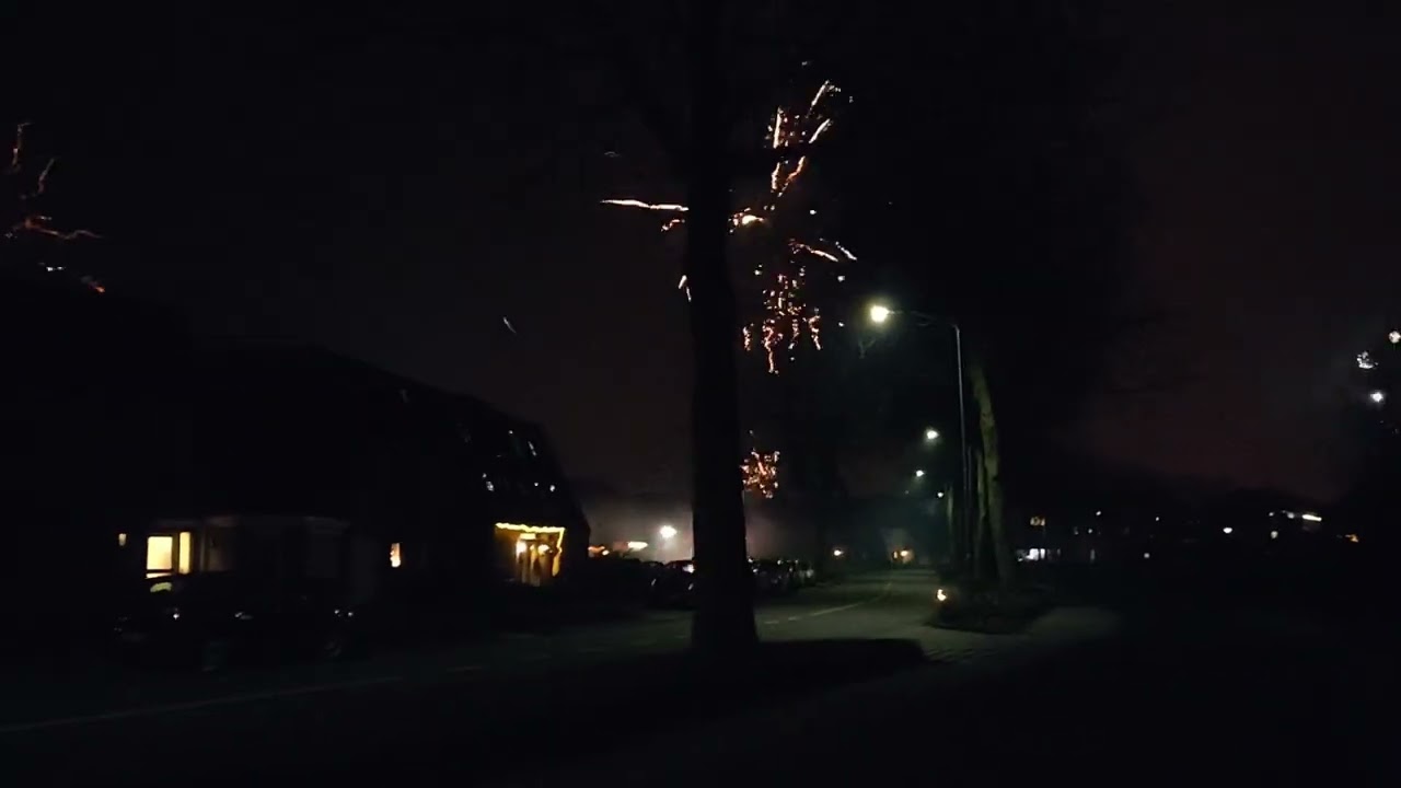 2024/2025 New Year's Fireworks in Westervoort, Netherlands