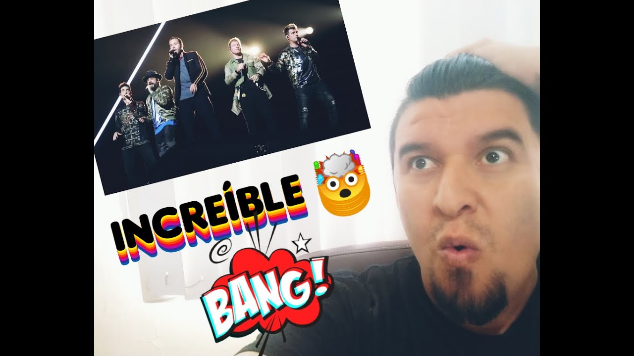 || REACCION || BACKSTREET BOYS - BREATHE (LIVE)