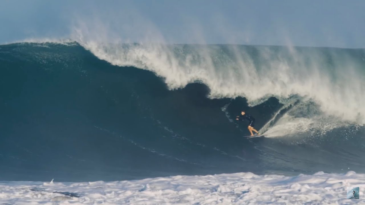 HEAVY PADDLE SESSION AT BIG BEACHBREAK!