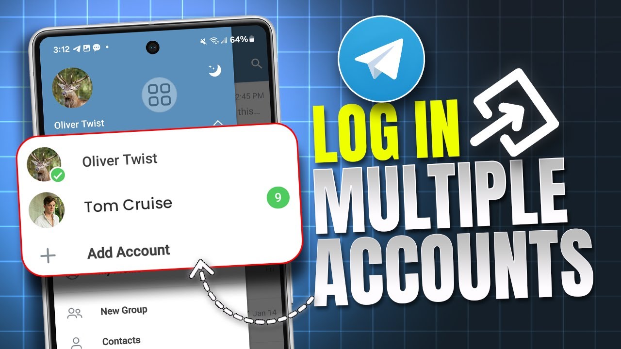 How to Log In to Multiple Telegram Accounts on the Same Android Phone