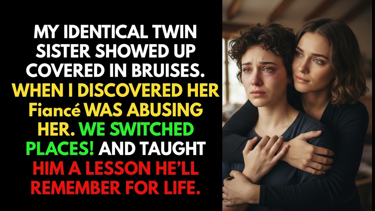 My twin showed up beaten and crying We swapped placesand taught her Fiancé a brutal, lasting lesson