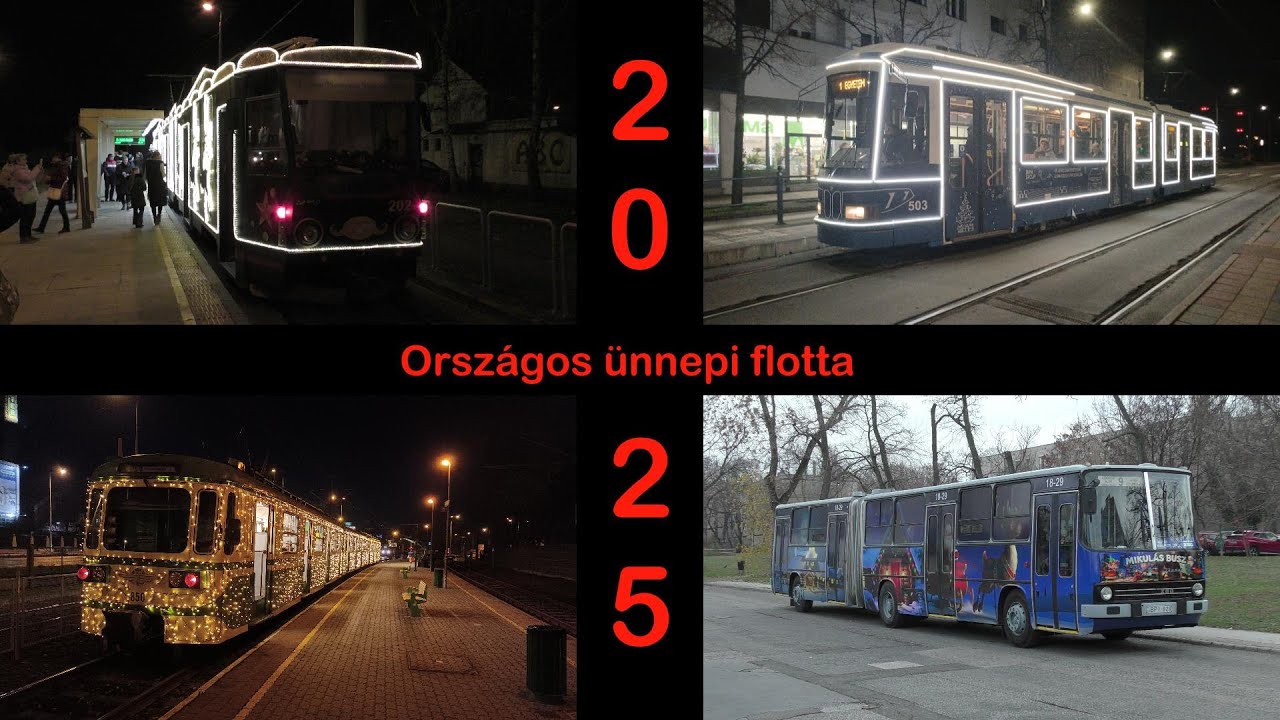A 2025-ös országos ünnepi flotta