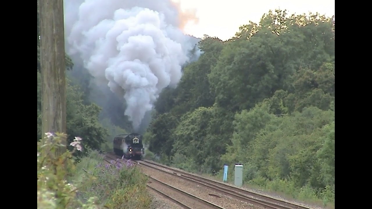 5029 "Nunney Castle" roars over the South Devon Banks with the Cornubian - Sunday 10th July 2011