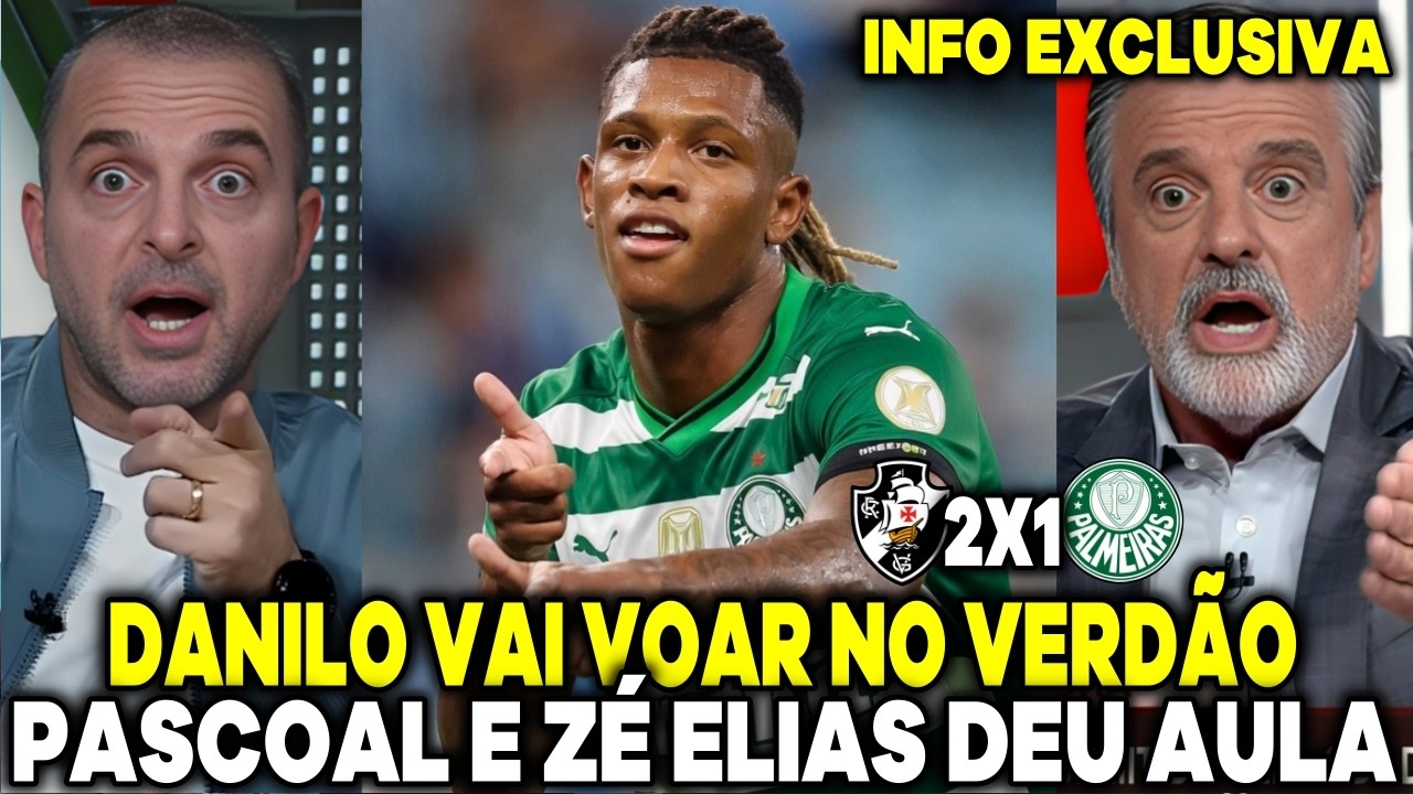 DANILO NO VERDÃO! PASCOAL E ZÉ ELIAS DÃO AULA 