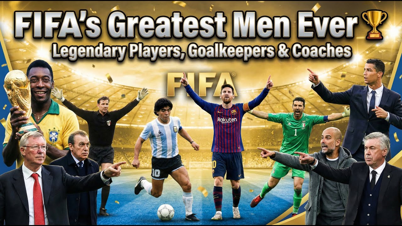 FIFA’s Greatest Men Ever 🏆 | Legendary Players, Goalkeepers & Coaches