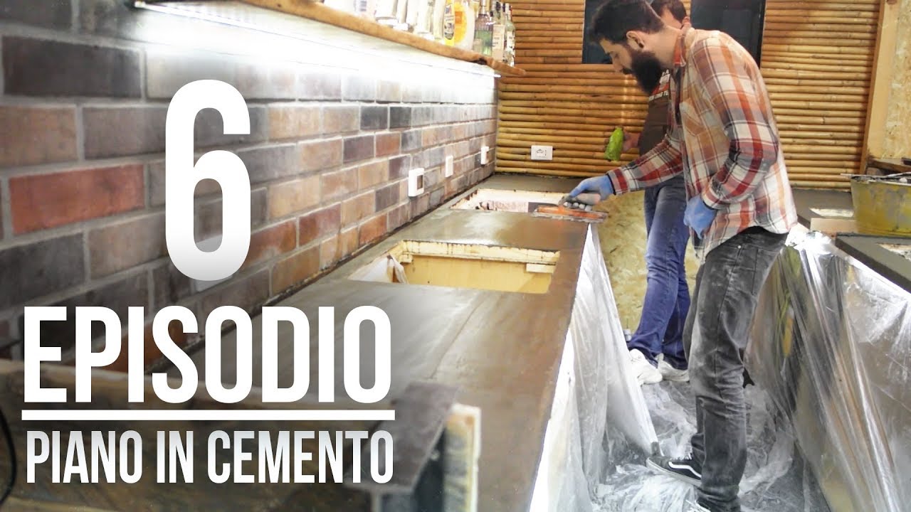 COME HO REALIZZATO IL NOSTRO BAR - EP 6 PIANO IN CEMENTO | Knob House Project