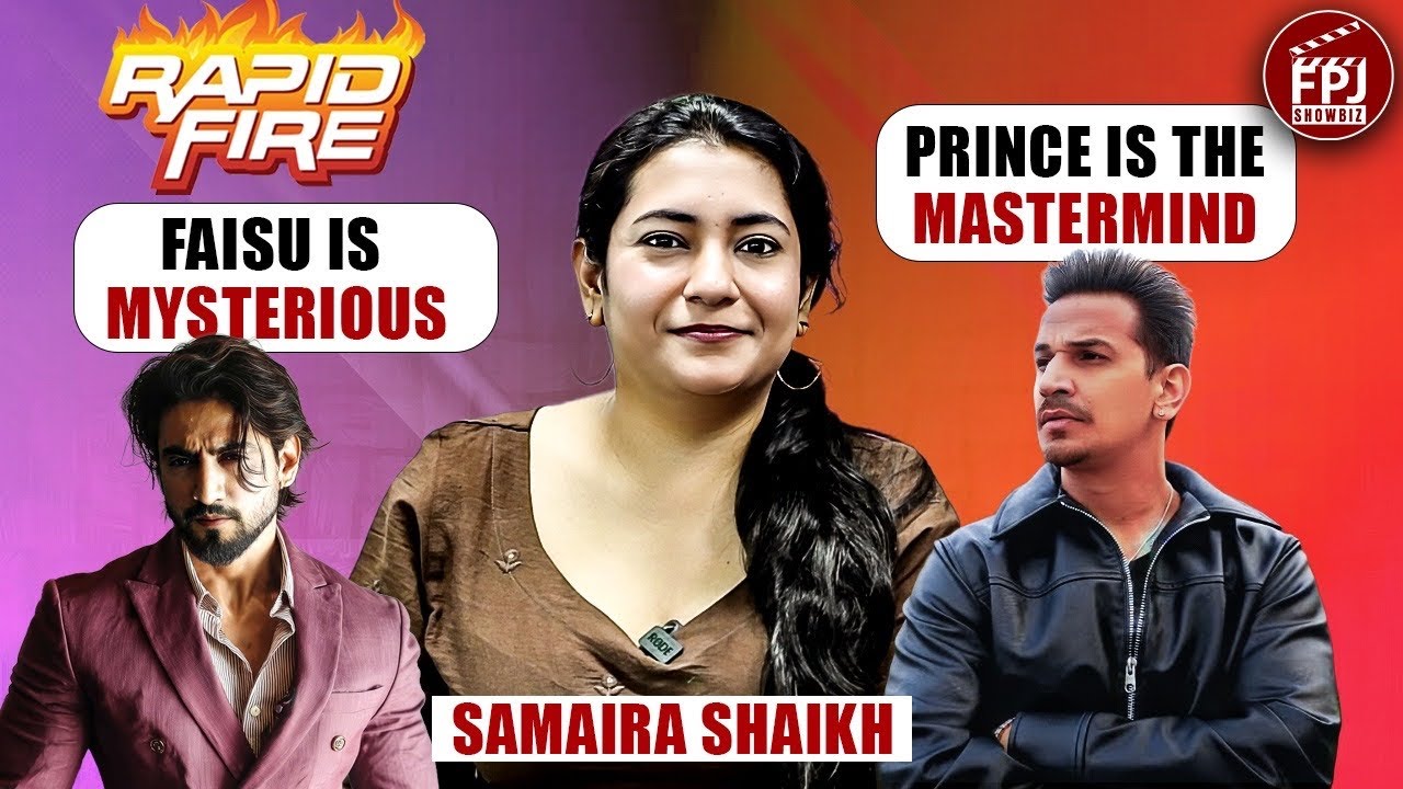 The 50's Sumaira Shaikh's EPIC Rapid Fire On Elvish Yadav, Rajat Dalal, Prince Narula & Niki Tamboli