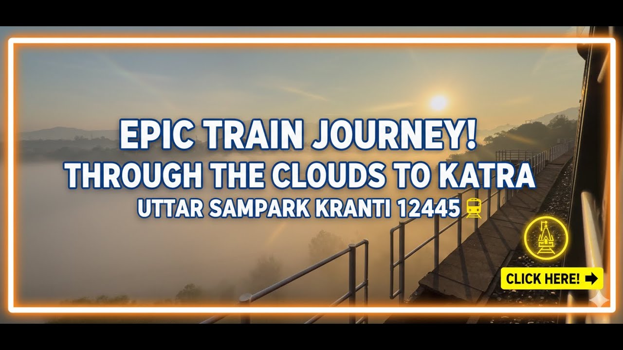 New Delhi [NDLS] To Shri mata Vaishno devi katra [svdk] 12445 in winters  episode1 #vlog #train