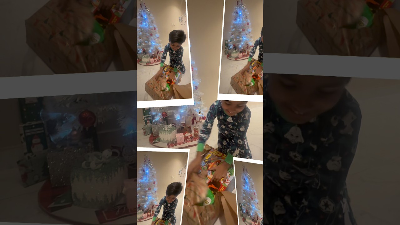 He finally got it! 😱 Unboxing the gifts for Christmas 2025 