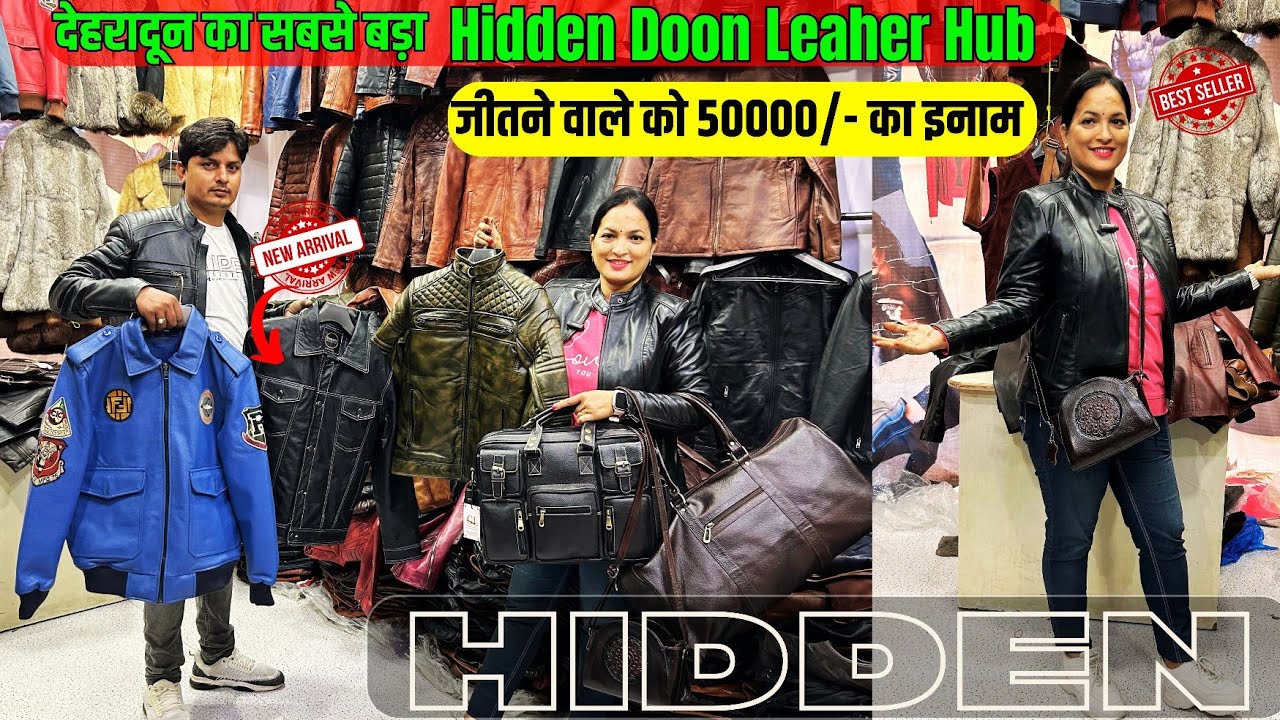 Exploring Branded Leather ll Dehradun Leather Hub Market Fashion for Ladies & men's Wholesale market