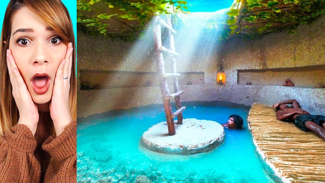 HANNO COSTRUITO UNA CASA PISCINA SEGRETA SOTTO TERRA!