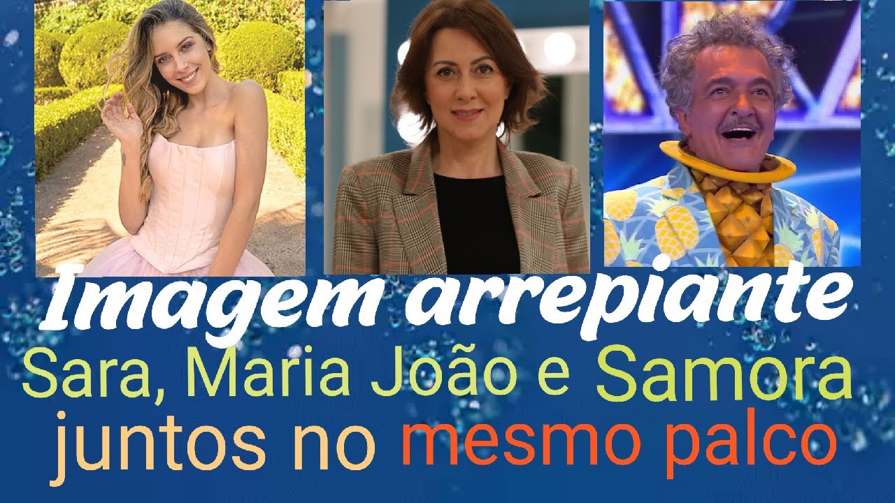 Imagem ARREPIANTE Sara Carreira, Maria Jo&atilde;o Abreu e Rog&eacute;rio Samora juntos em palco