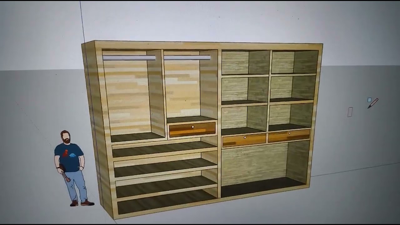 #wardrobe #designinspiration #sketchup #interiortips #slidingdoor #@vishwakar_interiors4u 