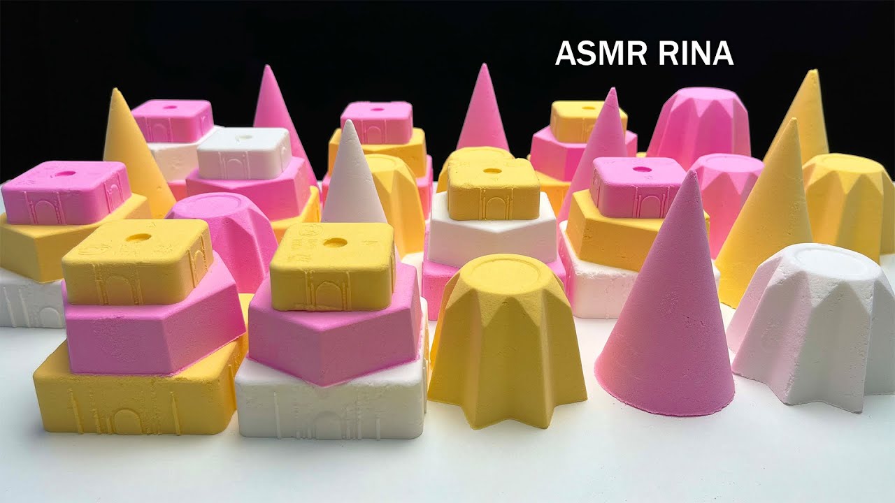 ASMR baking soda banana raspberry village