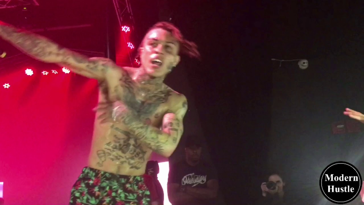 Lil Skies - Red Roses Ft. Landon Cube (Live Performance 2x) With CUFBOYS & Lil XAN