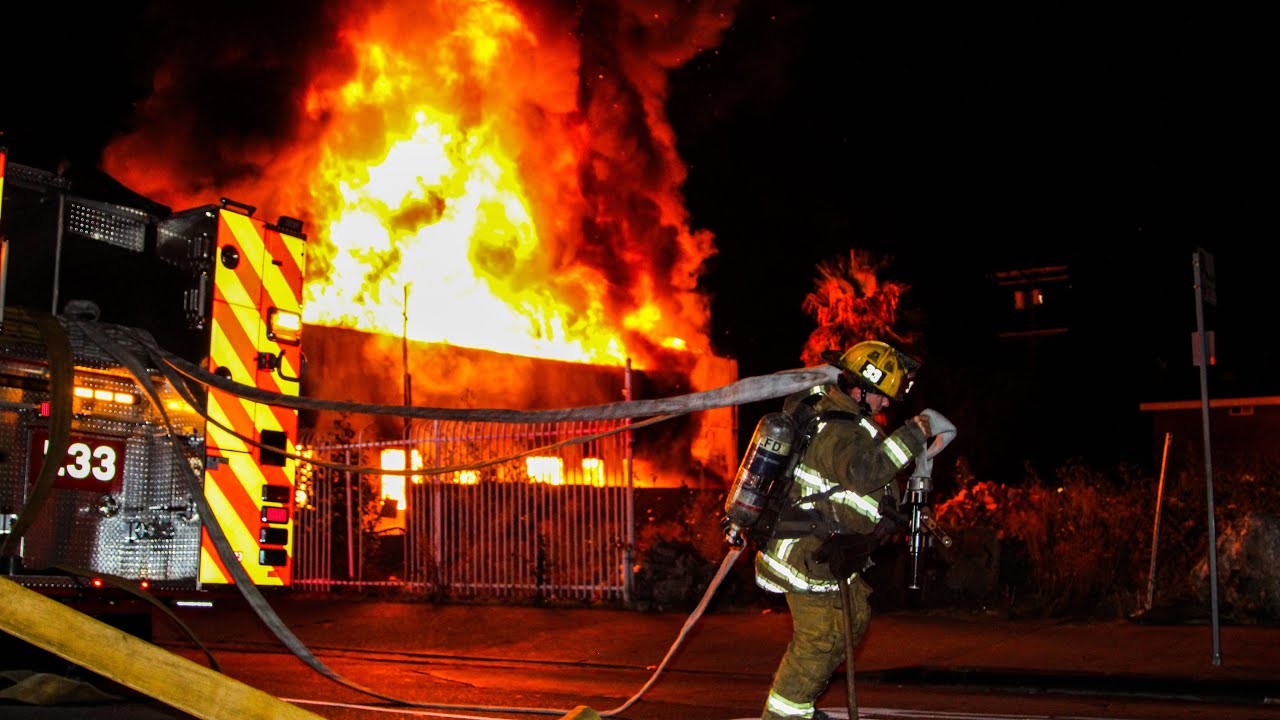 Greater Alarm Structure Fire: LAFD Battalion 13