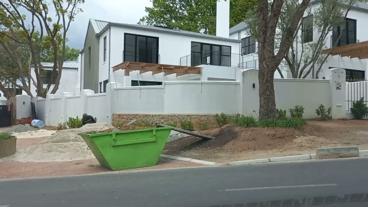 Driving through Constantia from Constantia Main Rd to Firgrove Way