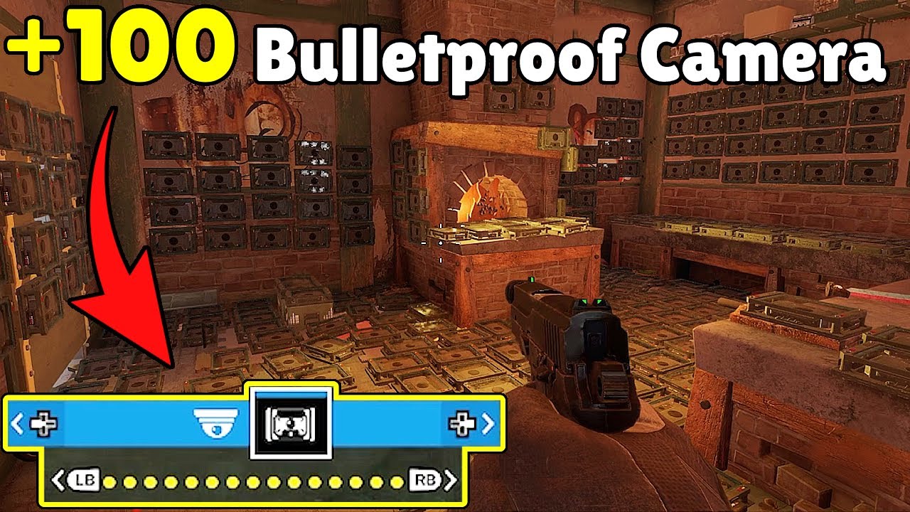 More Than *ONE HUNDRED* Bulletproof Cameras | Using Cameras While Downed! - Rainbow Six Siege