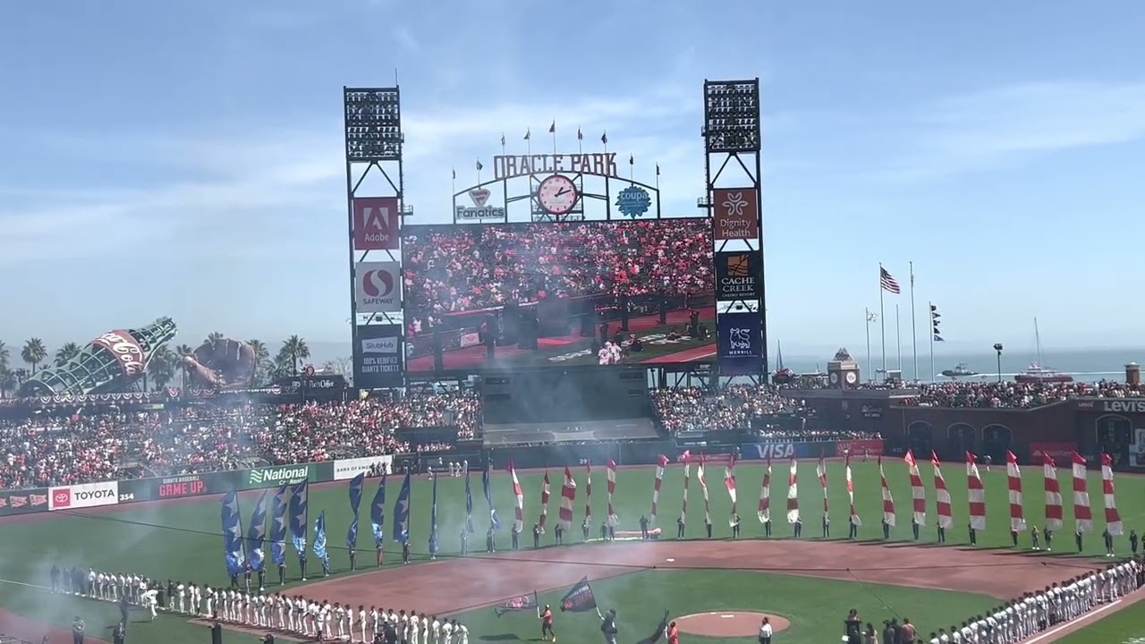 San Francisco Giants Opening Day 2022 Team Intros