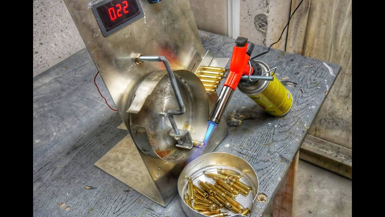 Brass case annealer - Wyżarzanie łusek prostym urządzeniem DIY