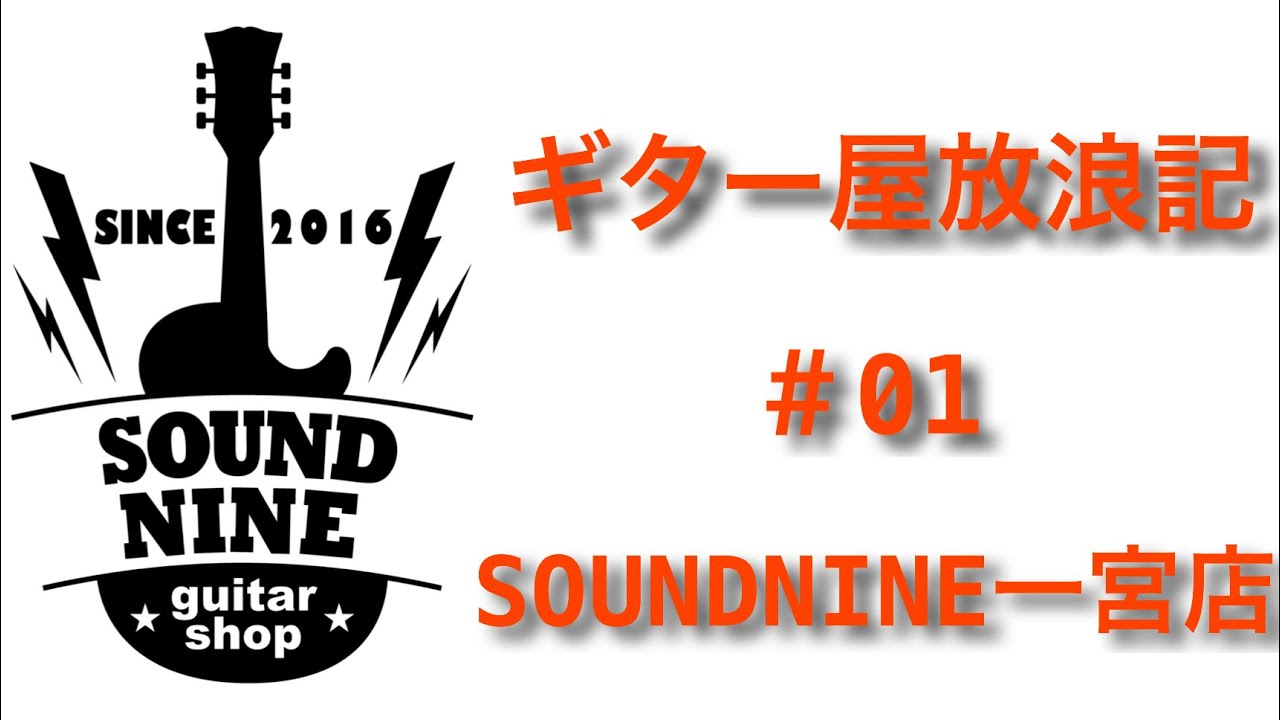 ギター屋放浪記 #1 〜 SOUNDNINE 一宮店 〜
