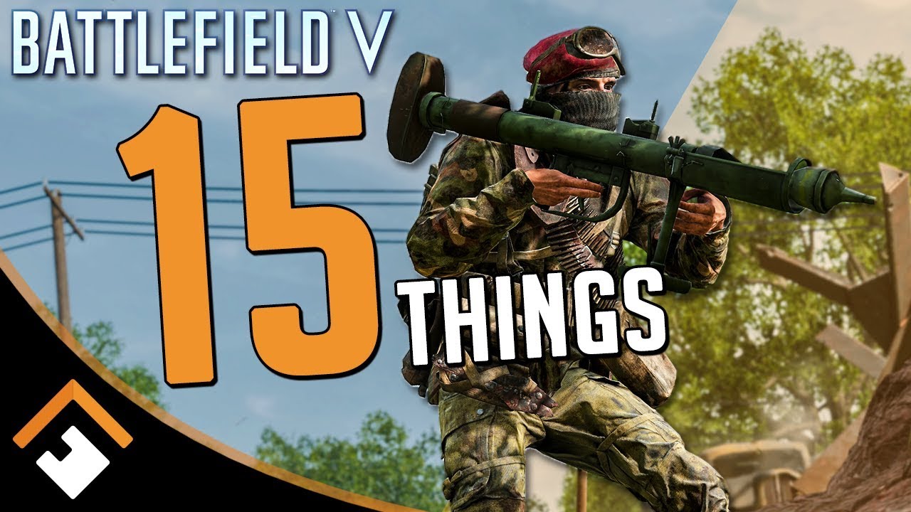 15 Things You Probably Didn't Know You Could Do in Battlefield V
