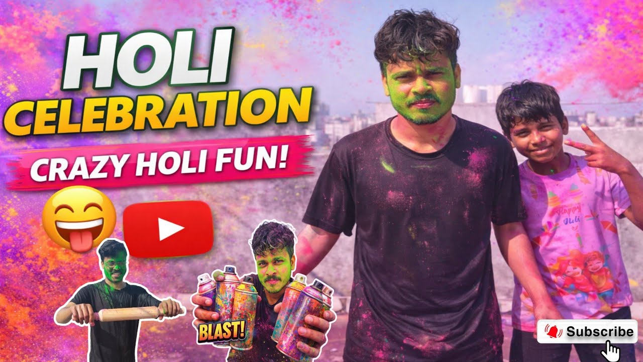 Holi Vlog 2026 || Holi Celebrate First Time ❤️ || Best Holi Ever 👀🙏🏻 || @SONULALLUVLOGS 