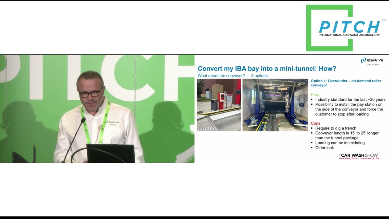 Why You Should Convert Your In-Bay Automatic into a Tunnel - The Car Wash Show 2024 Pitch Session