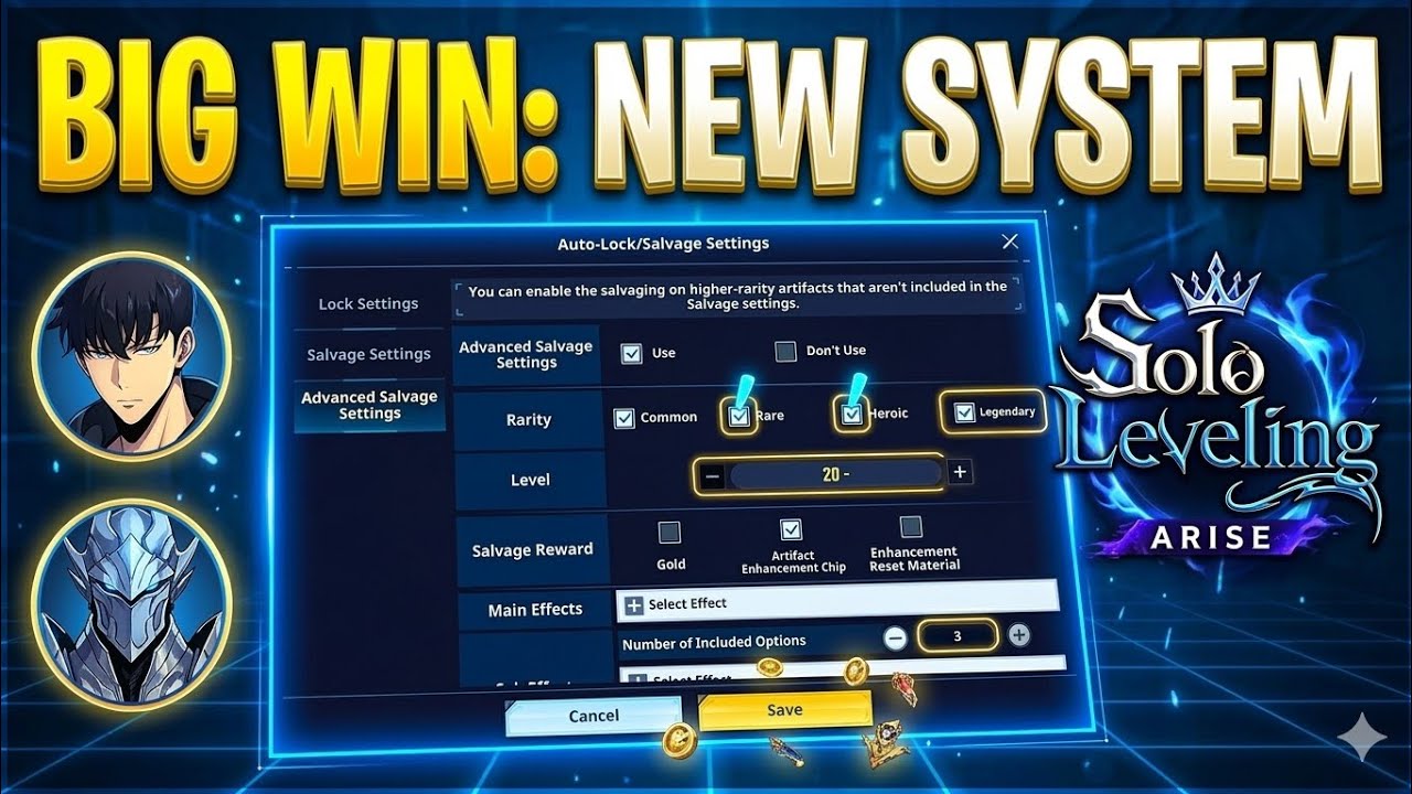 NEW ARTIFACT FARMING SYSTEMS BIG UPDATE SOLO LEVELING ARISE 