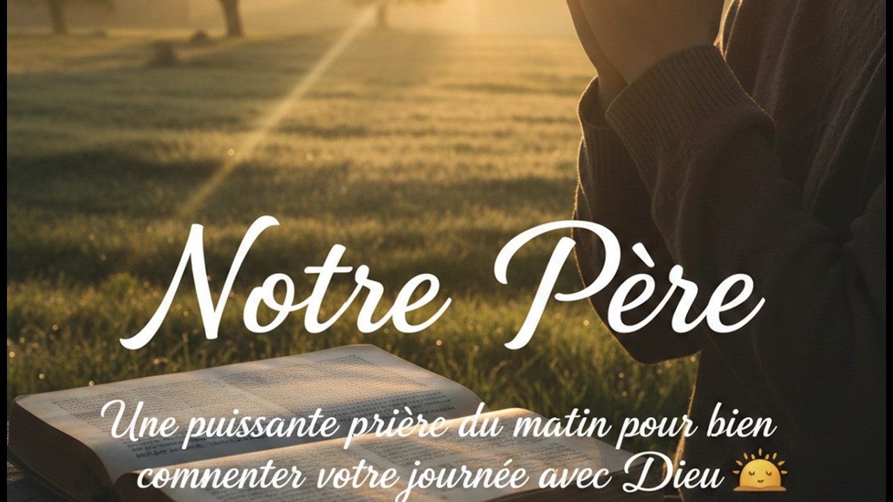 Notre Père | Une puissante prière du matin pour bien commencer votre journée avec Dieu 🌅