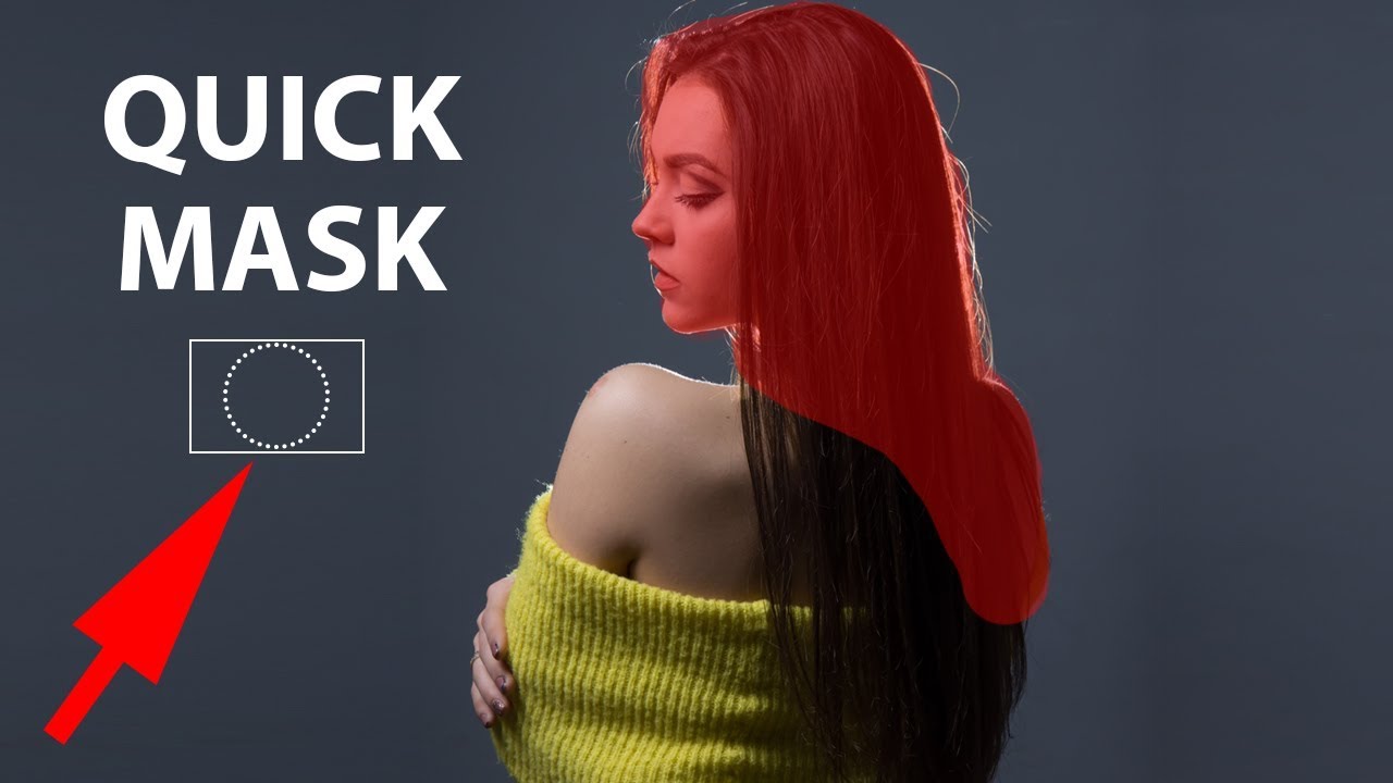 Masking in Photoshop: How to Use Quick Mask in Photoshop cs6 in Hindi