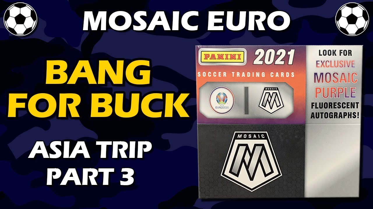 From Thailand 2.0! Panini Mosaic 2021 Euro 2020 Retail Box Soccer