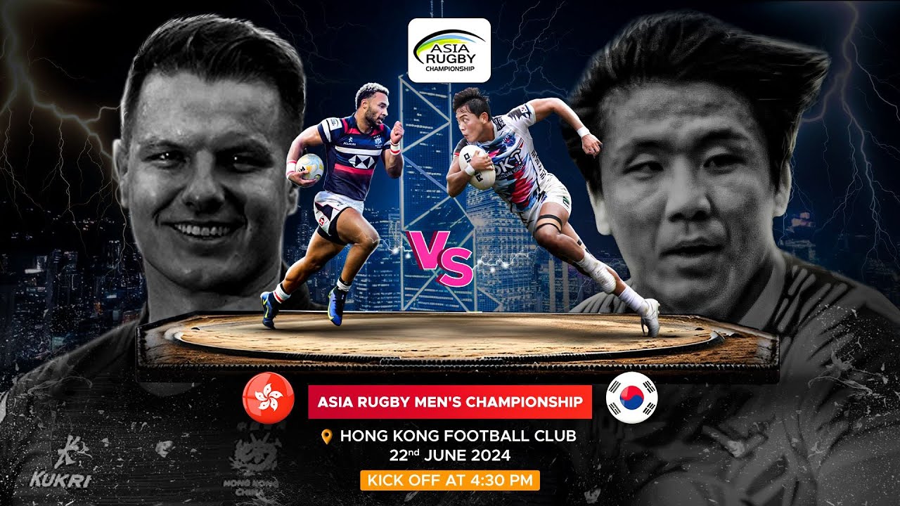 Game 6 Hong Kong China v Korea | Asia Rugby Men's Championship 2024