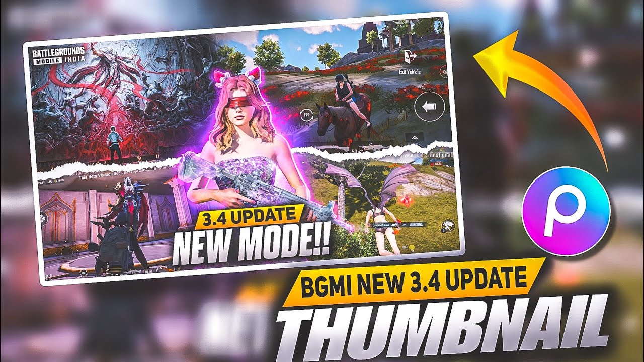 Make This Amazing 3.4 New Update in Picsart 🔥 Bgmi/Pubg  #pubg #bgmi #bgmithumbnails