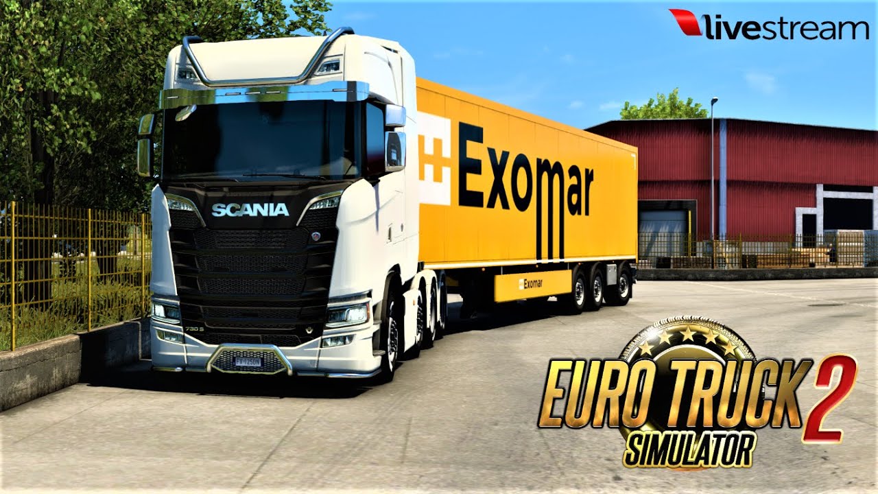 Euro Truck Simulator 2 *  Всем Привет! * Расслабон перед завтрашней гонкой * Triple Screen * Fanatec