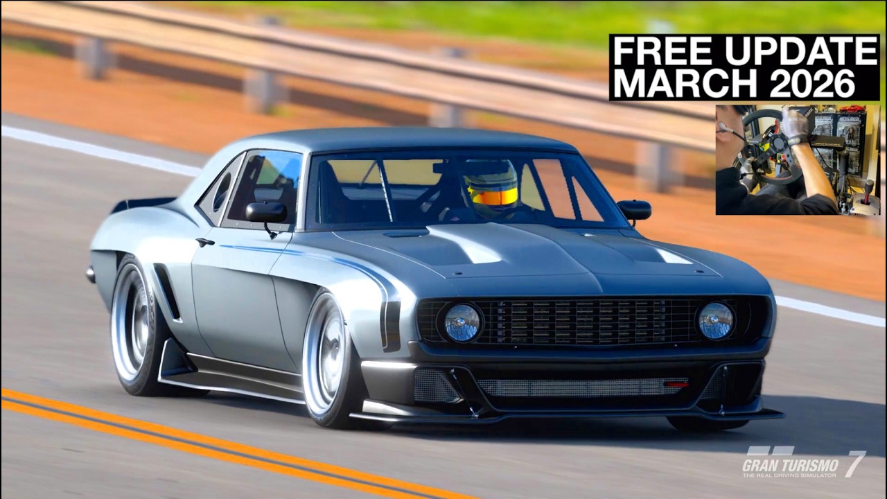 Gran Turismo 7 PS5 - Drifting March FREE Pack ONLINE - 1969 Camaro SS