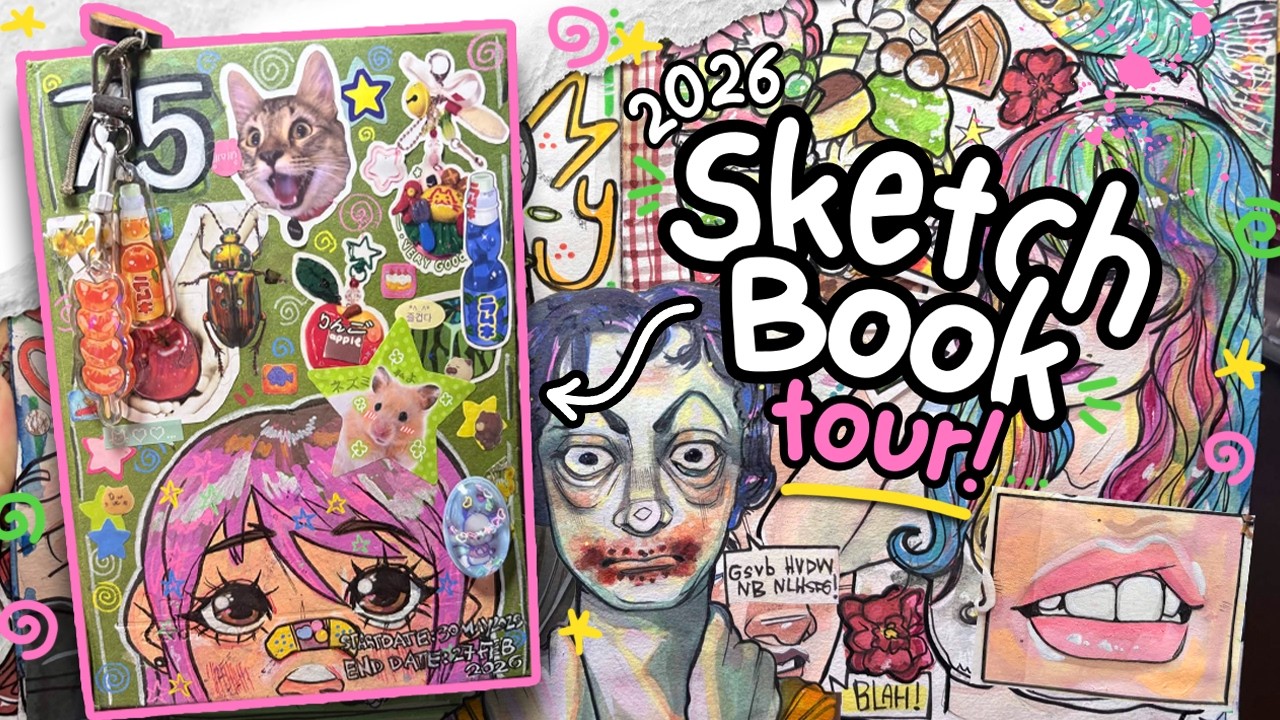 Sketchbook Tour! (2025-2026)