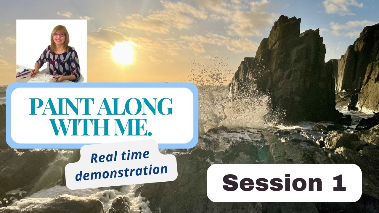 1. Paint along with me in Watercolour - SESSION 1 (Tutorial)