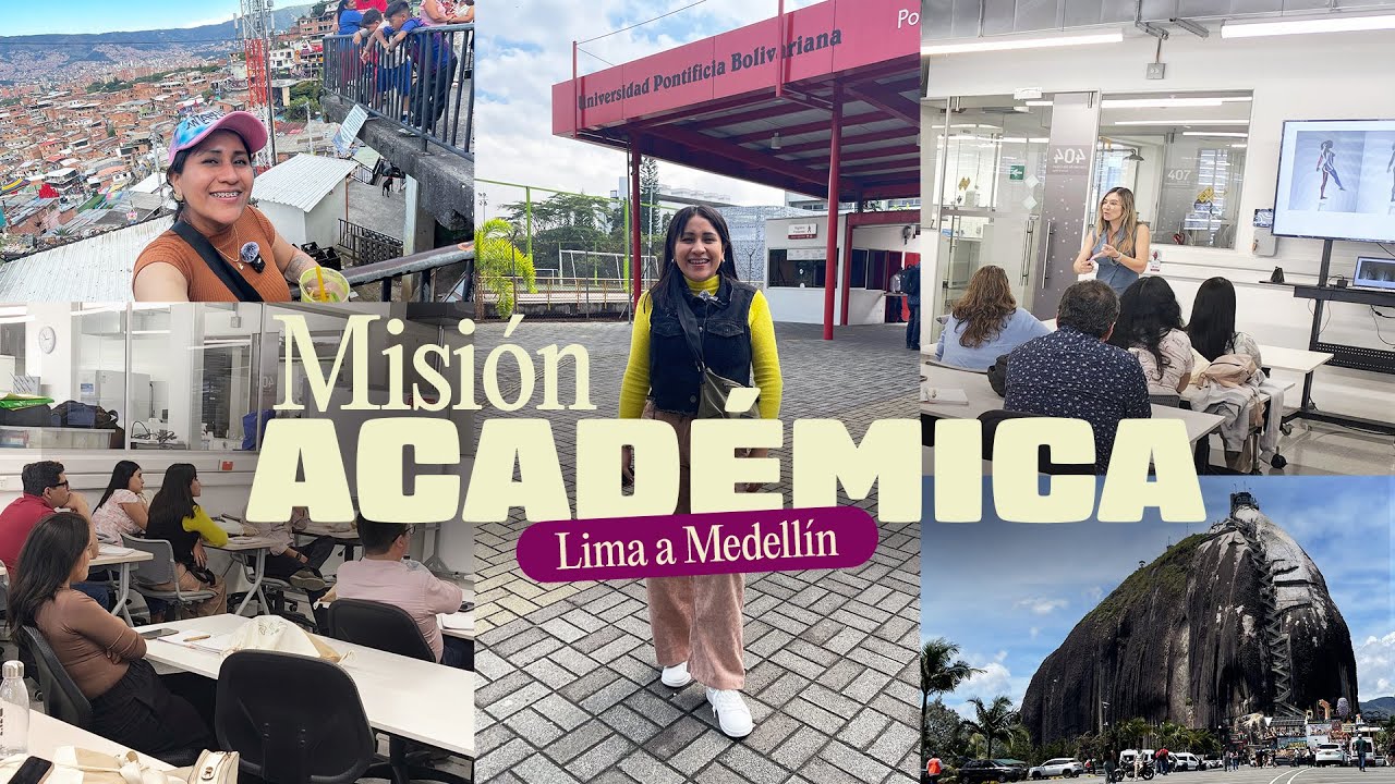 5 días en una Misión Académica en Medellín 📚💻 | VLOG, estudio & turismo #idat #upb