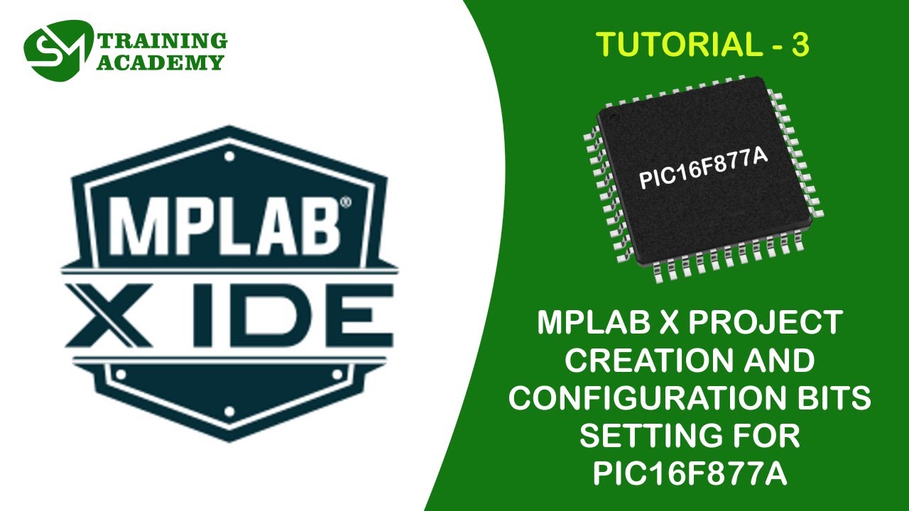 Создание проекта в MPLAB X IDE для микроконтроллера PIC16F877A