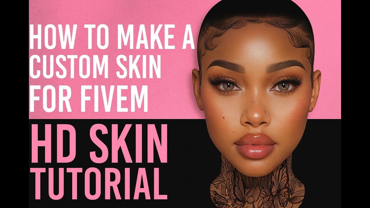 How to make a custom face for FIVEM | HD Skin Reference Tutorial