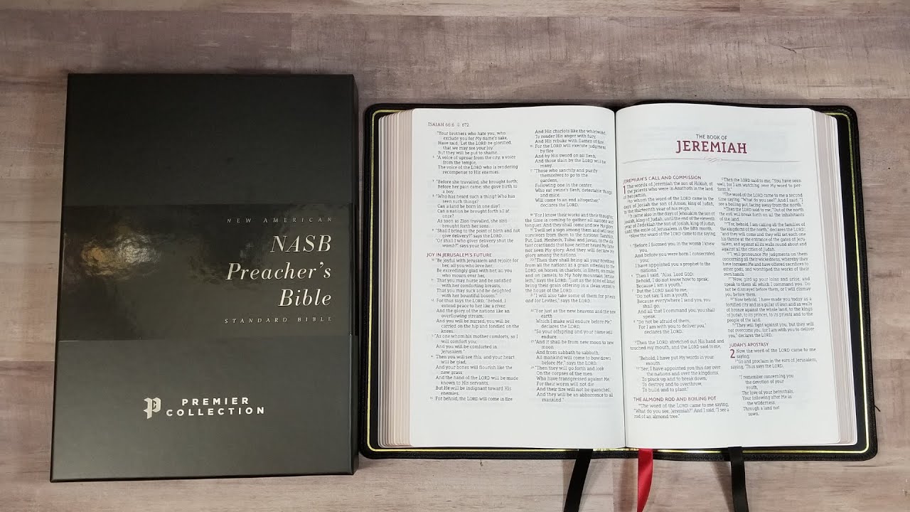 NASB Preacher's Bible Premier Collection from Zondervan