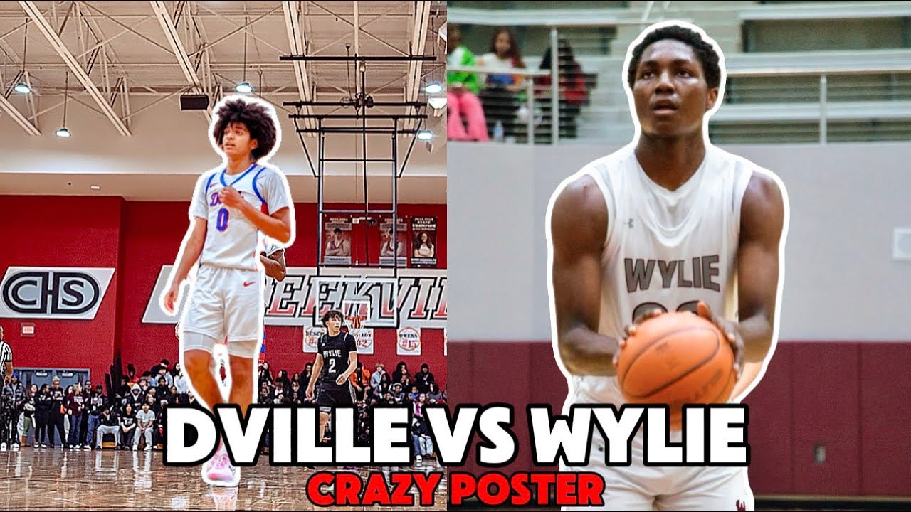 BECKHAM BLACK POSTER VS WYLIE!!😳| WYLIE VS DUNCANVILLE BASKETBALL PLAYOFFS| ROUND 2