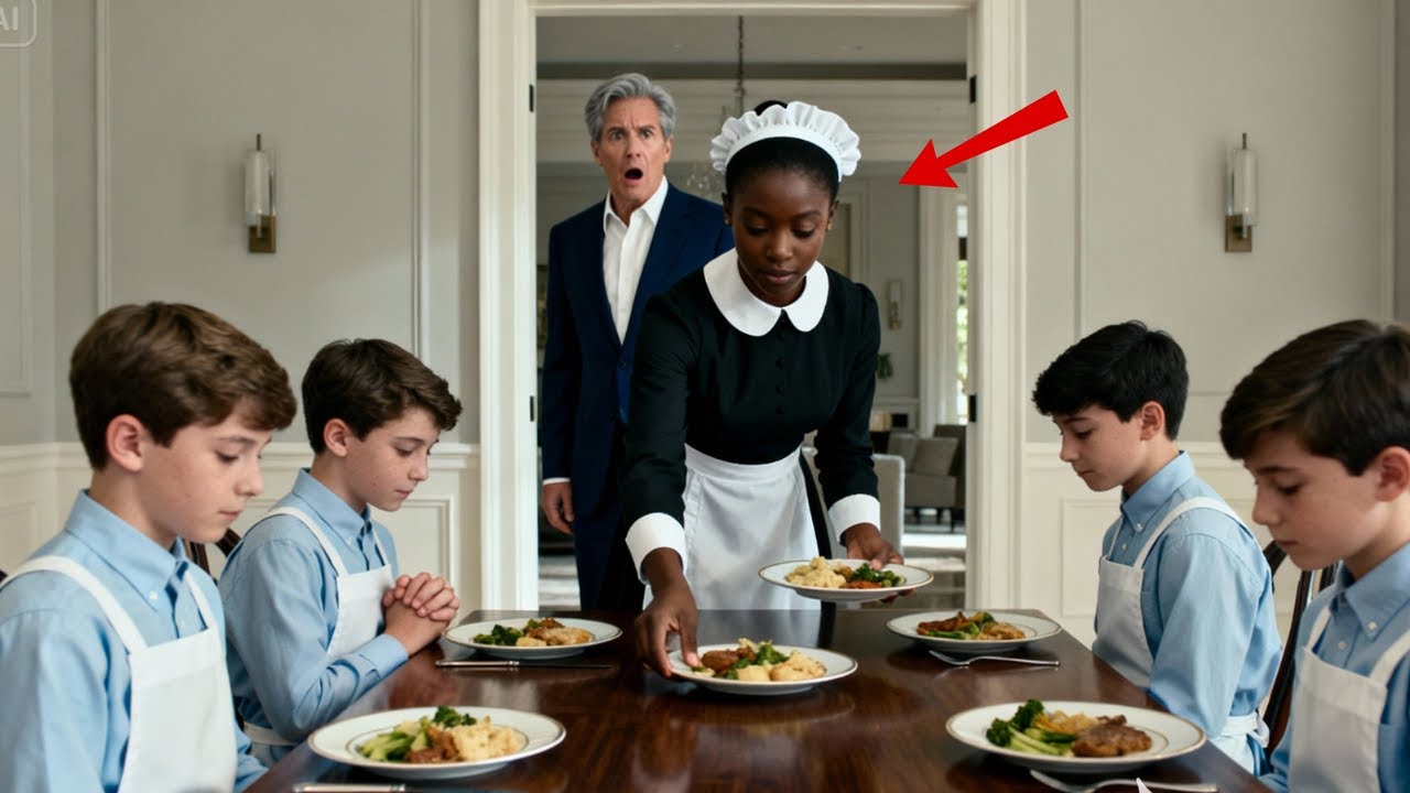 Les quadruplés du milliardaire ont fait fuir toutes les nounous ce qu’il a vu la nouvelle domestique