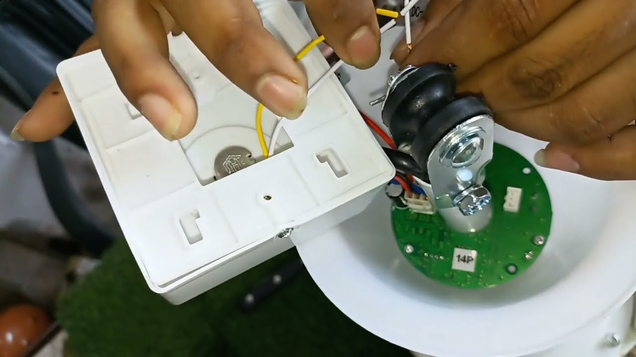 Solar ceiling fan unboxing and installation